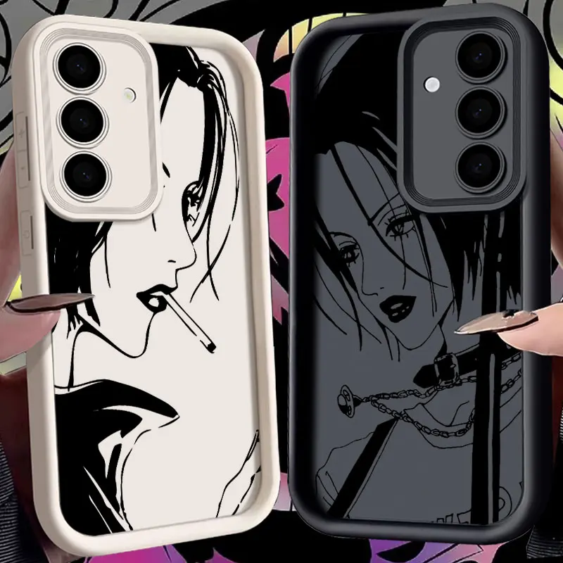 NaNa Anime S24FE Phone Case For Samsung Galaxy S24 S23 S21 S20 Fe S25 Ultra S22 Plus 5G Shockproof Back Cover Nana Osaki Manga