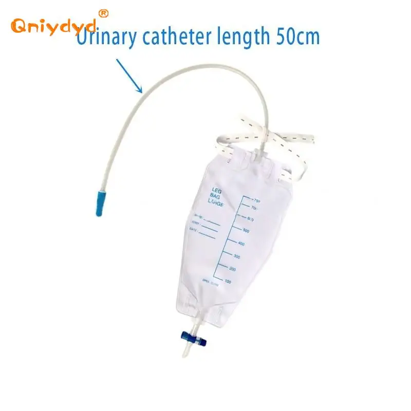 500Ml/750Ml/1000Ml Drainage Bag Urine Collection Urination Bag Thickened Catheter Leg Bag Storage Bag with Tube Drainage Bag