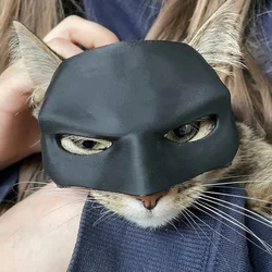 Máscara de gato de murciélago negro, máscara de murciélago mate bonita, juguetes geniales para mascotas, suministros para mascotas ﻿