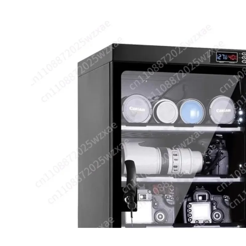 Electronic Dry Cabinet for Camera Gear - Moisture Proof Storage Box with Hygrometer for Lenses & Equipment
