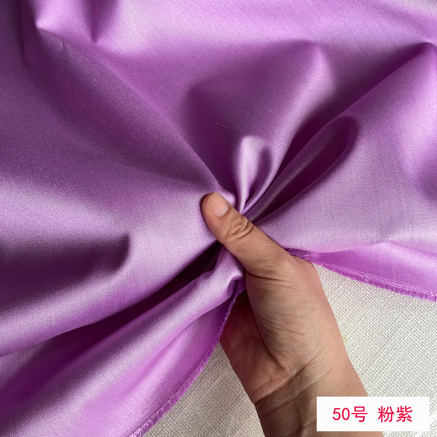 

Silk Wool Blend Satin Fabric 32 Momme for Luxury Evening Dresses & Coats