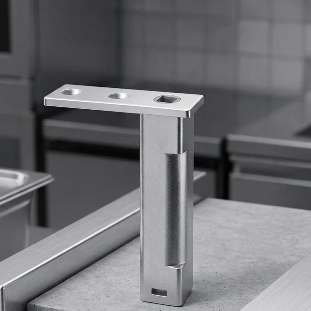 10cm x 7cm Stainless Steel Refrigerator Hinge Smooth Stable Performance Compatible with Multiple Models Long Lasting