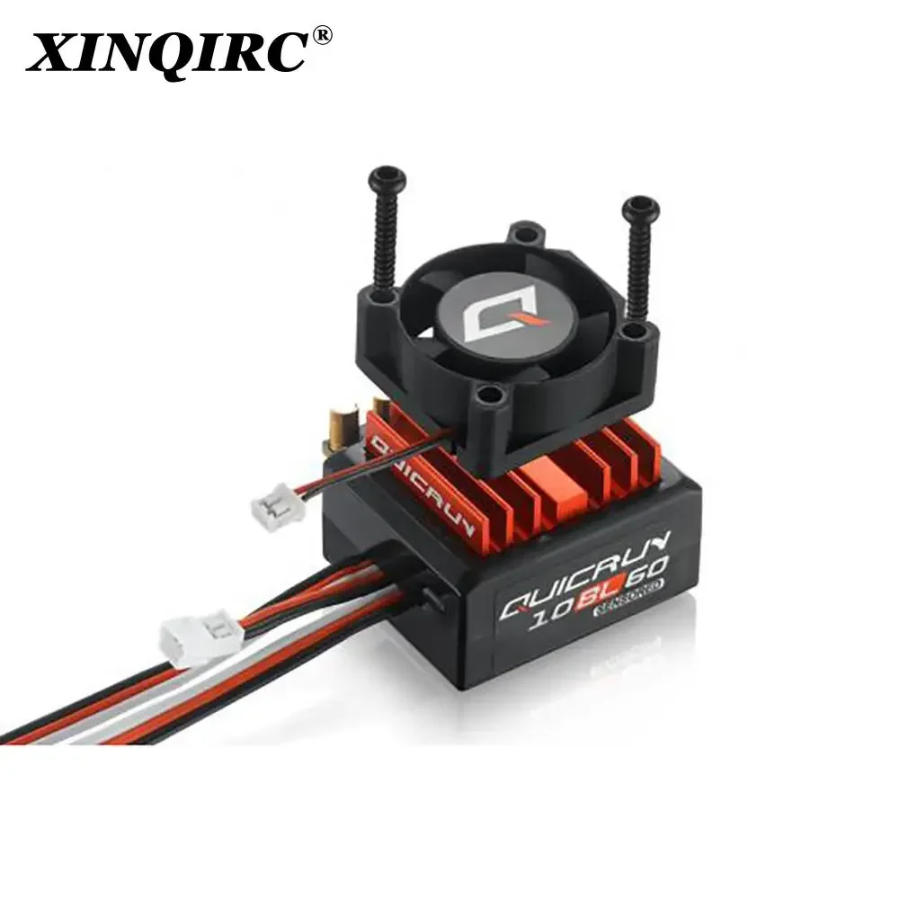 QuicRun 3650 Sensored Brushless Motor + 10BL60 60A Sensored Brushless ESC + LED Program Box General Combo for RC 1/10 Car