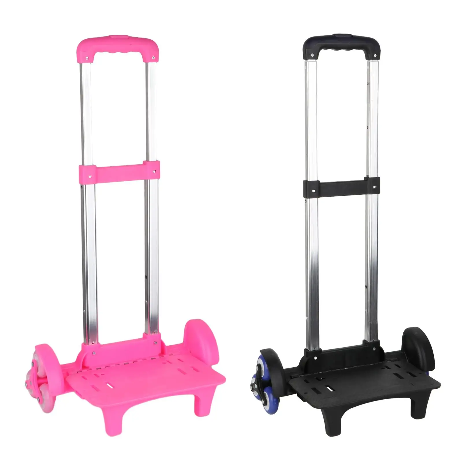 Stair Climber Folding Hand Truck Telescoping Handle Climbing Triangle Wheel with 6 Wheels for Office Lightweight Multifunctional