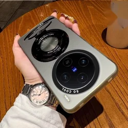 For Magsafe Luxury Auroral Laser Case For Vivo X100 x200 Ultra X100s x200s X90 x200 Pro Mini Magnetic Wireless Charging Cover