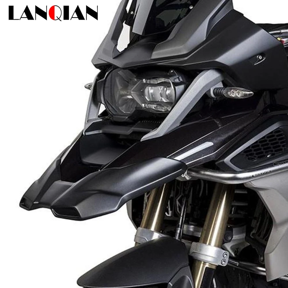 Motorcycle Front Wheel Upper Cover Hugger Fender For BMW R1250GS R1200 GS LC 2017 2018 2019 2020 2021 Beak Nose Cone Extension
