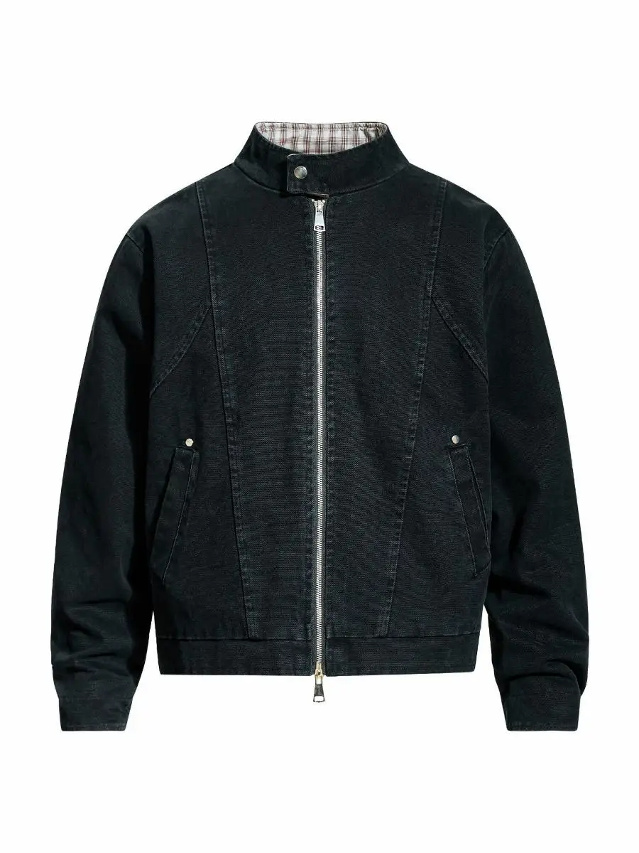 

Мужская рабочая куртка в американском ретро-стиле из канваса, свободного кроя, для уличного стиля, осенне-зимняя, модная, прочная, с декоративным дизайном