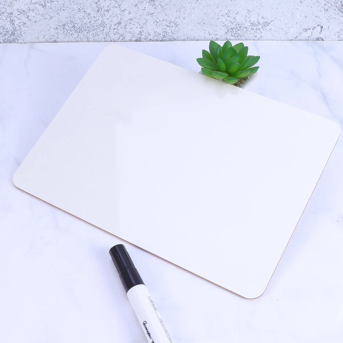 

4pcs Desktop Small White Board 10X7 Inch Tabletop Easel For Office Home School Planner Reminder Board Kids Study Organization