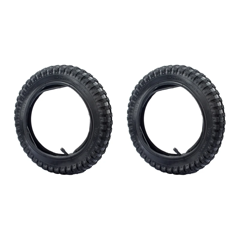 2X Motorcycle Bike 12 1/2X2.75 Tire Inner+Outer Tire For 47Cc 49Cc Dirt Pit Bike Motorcycle Bike