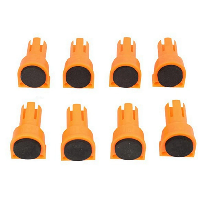 16Pcs Bench Dogs,Bench Dog Clamps Non Marring Bench Dogs With Grommet Bench Brake Inserts For 19Mm Dog Holes Easy Install