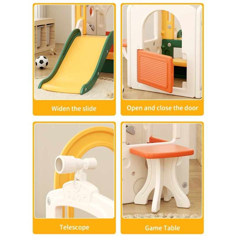 داخلي لعبة طفل الشريحة سلامة الأطفال لعبة متعددة الوظائف الشريحة الاطفال الكرة هوب الكرة الباب لعبة الجدول المتكاملة المنزل انزلاق