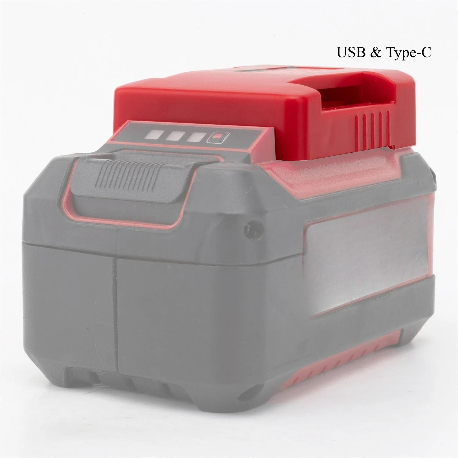 

Battery Portable Mobile Power Bank for Ozito 18V PXC W/USB Type-C Output Holder Fast Charging(NO Battery)