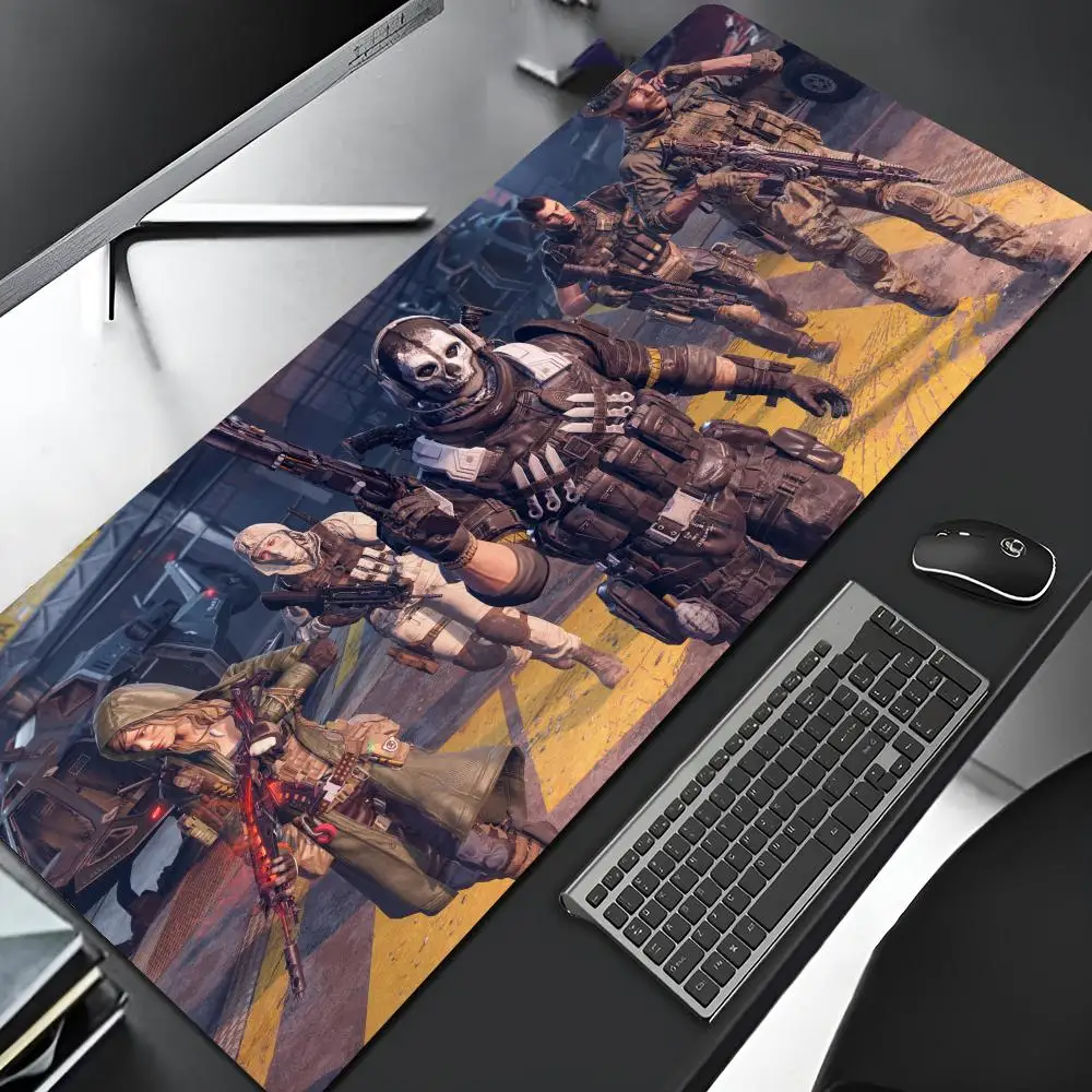 Alfombrilla de ratón Gall Of Duty, borde de bloqueo para juegos, alfombrilla grande para juegos de ordenador, alfombrilla de ratón artística de goma, alfombrilla de escritorio para ordenador portátil