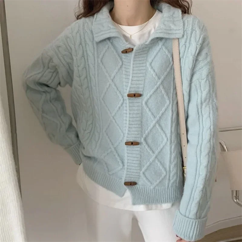 

Women Elegant Chic Basic Knitwears Spring Autumn Female Fashion Long Sleeve Pullover Tops Jumpers E817