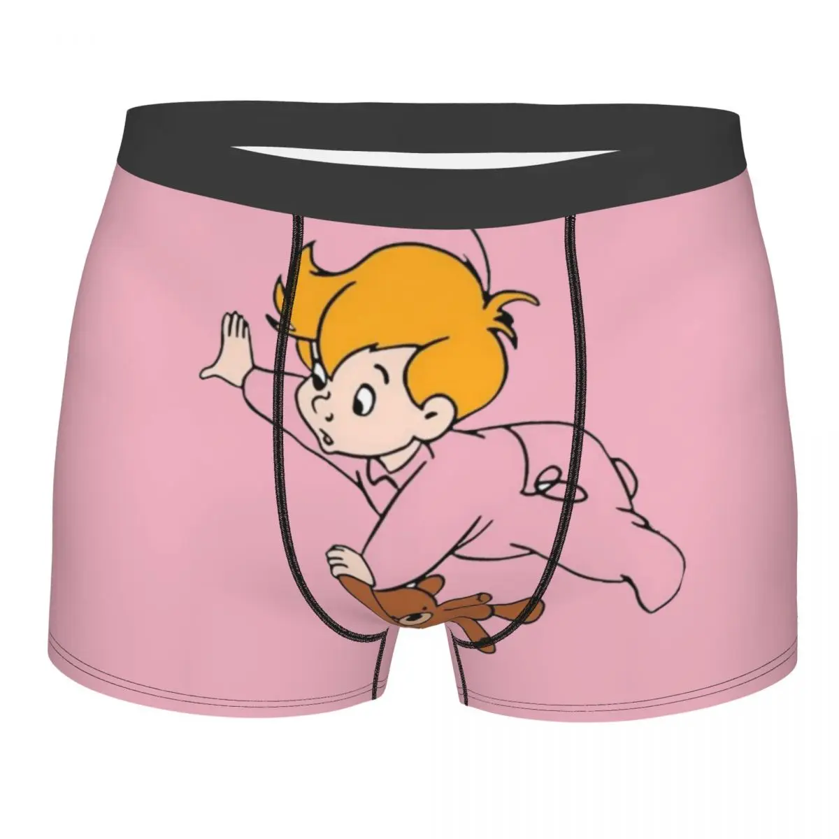 

Custom Peter Pan Wallpaper Underwear Male Printed Boxer Briefs Shorts Panties Breathable Underpants