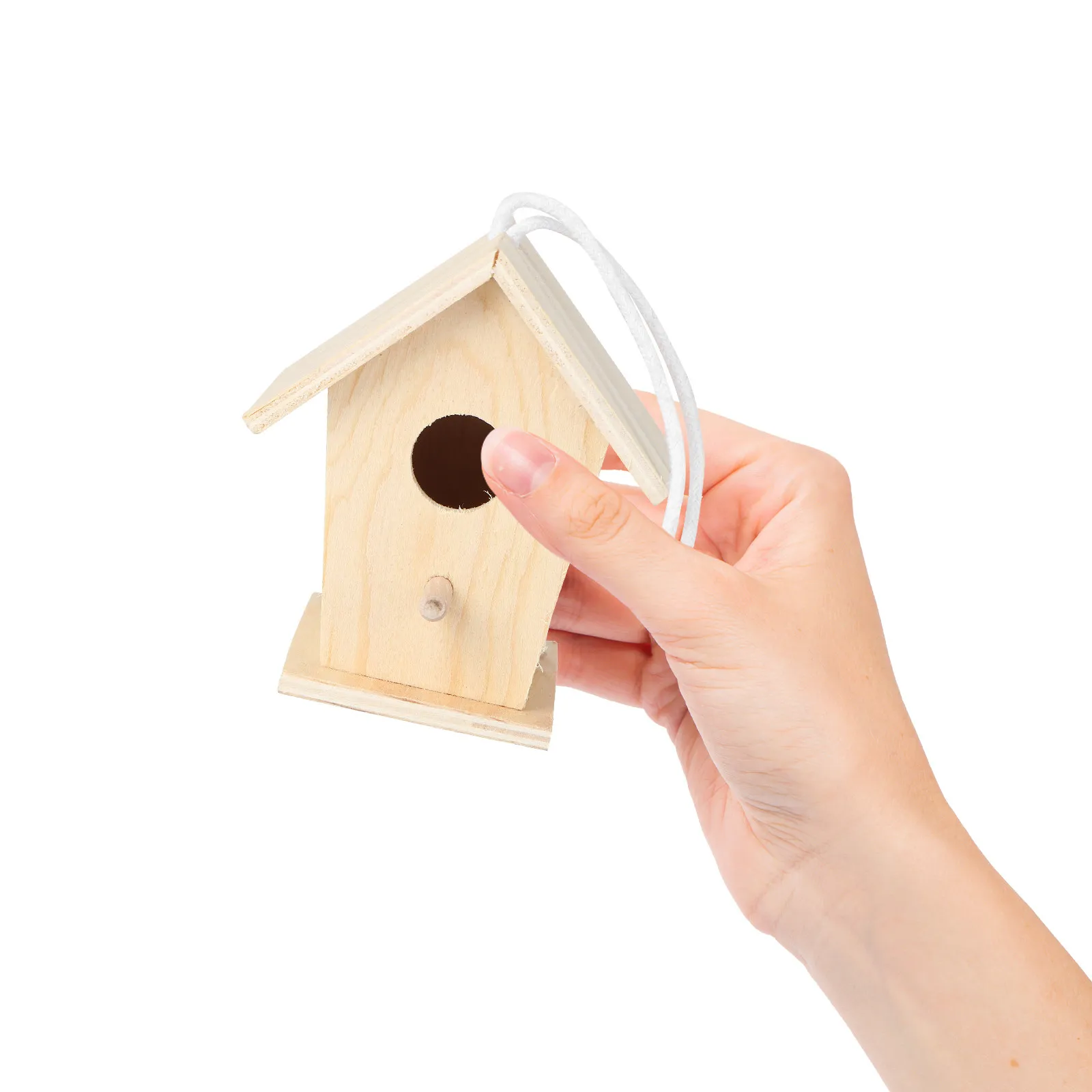 

Wooden Bird Nest Nests Birdhouse Decorative Artificial Props Hanging Home Gardening Decoration Creative Simulated ornaments