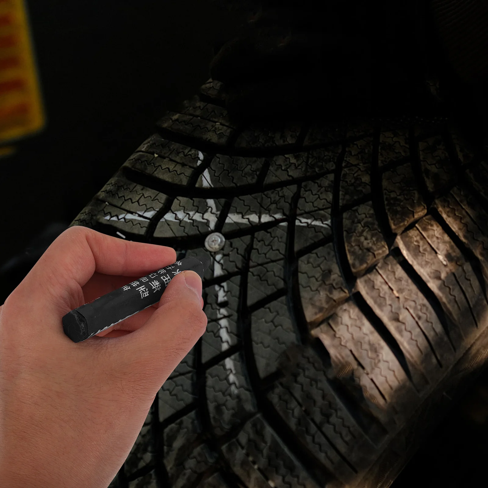 

6Pcs Tire Marking Pens Car Wax Marker Easy to Carry Store Perfect for Organization Tire Pens Wax Marker Marking Pen