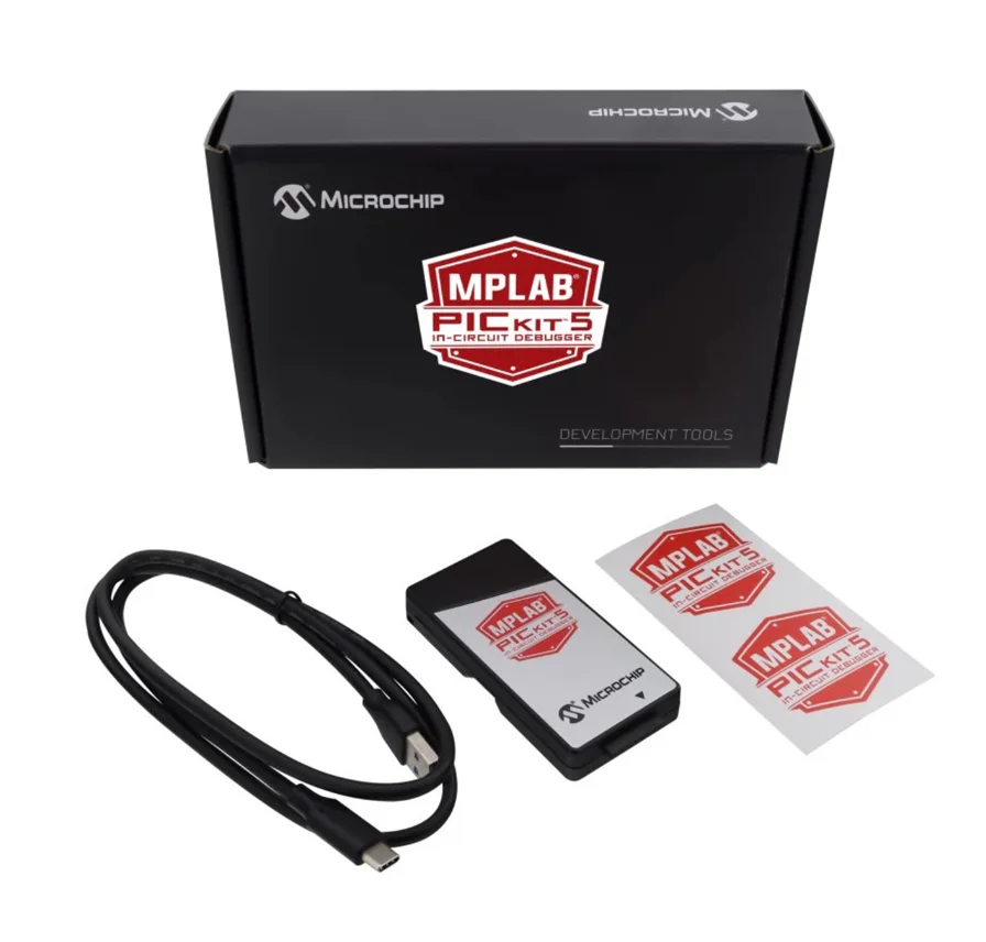 MICROCHIP originale MPLAB PICkit 5 Debugger/Programmer in circuito PG164150