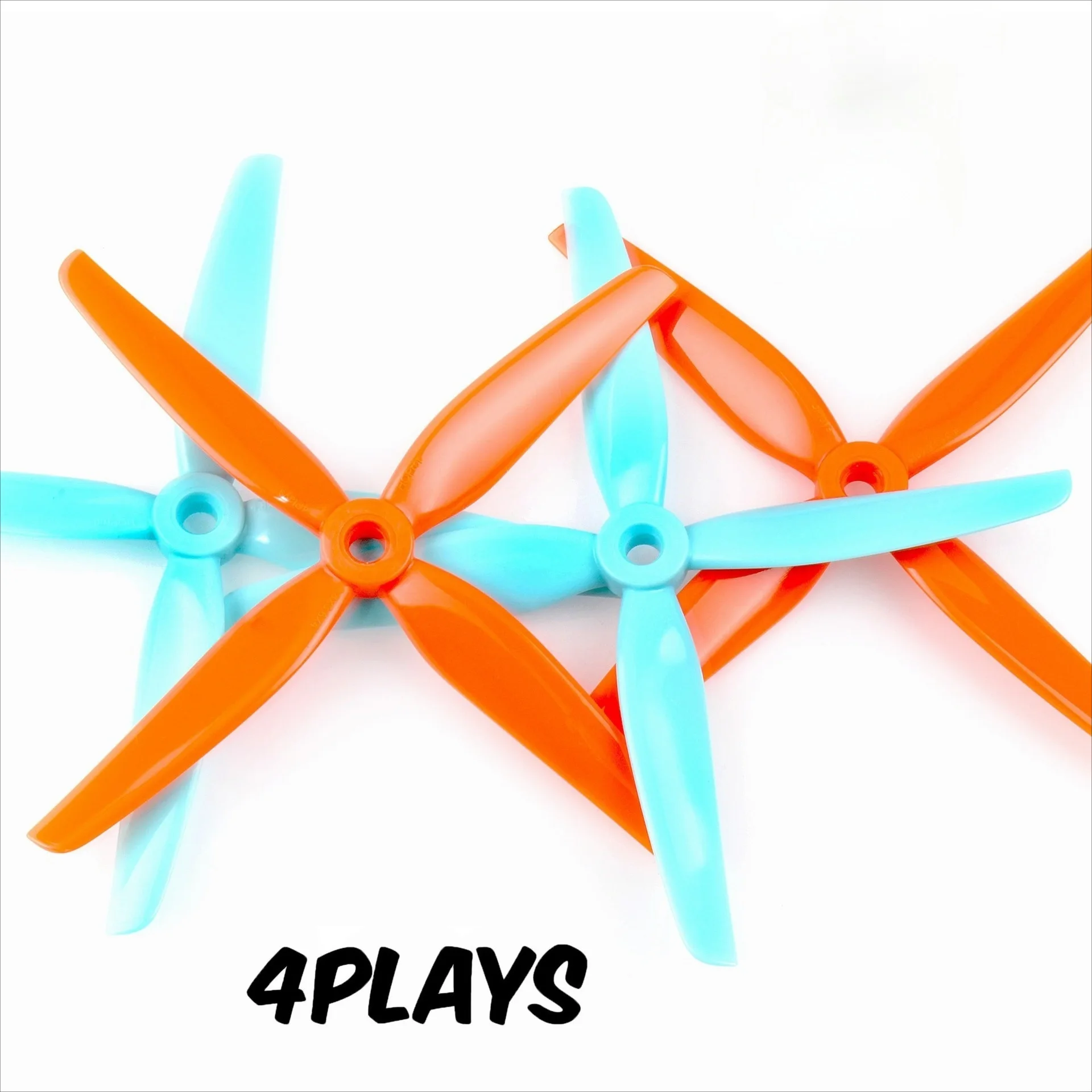 HQProp4Play 4.8x3.6x4 (2 positive + 2 negative) 5-inch racing 4-leaf paddle, large lift paddle