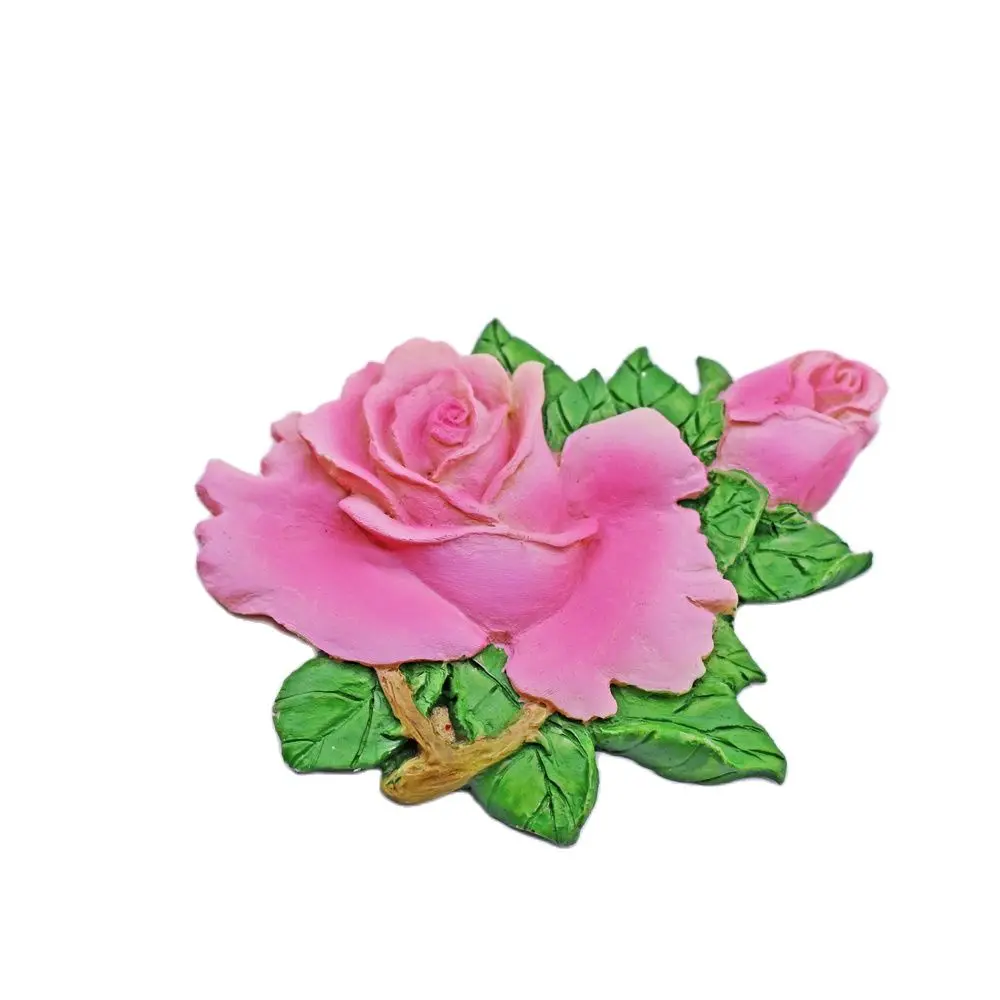 Rose Silicone Fondant Mold Icing Cutter Mould Flower Leaves Baking Chocolate Topper Cake Sugarcraft Decorating Tool