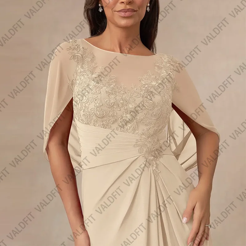 Customized Long Chiffon Mother of the Bride Dresses for Weddings Vestidos Para Madre De Novia 2024 en oferta