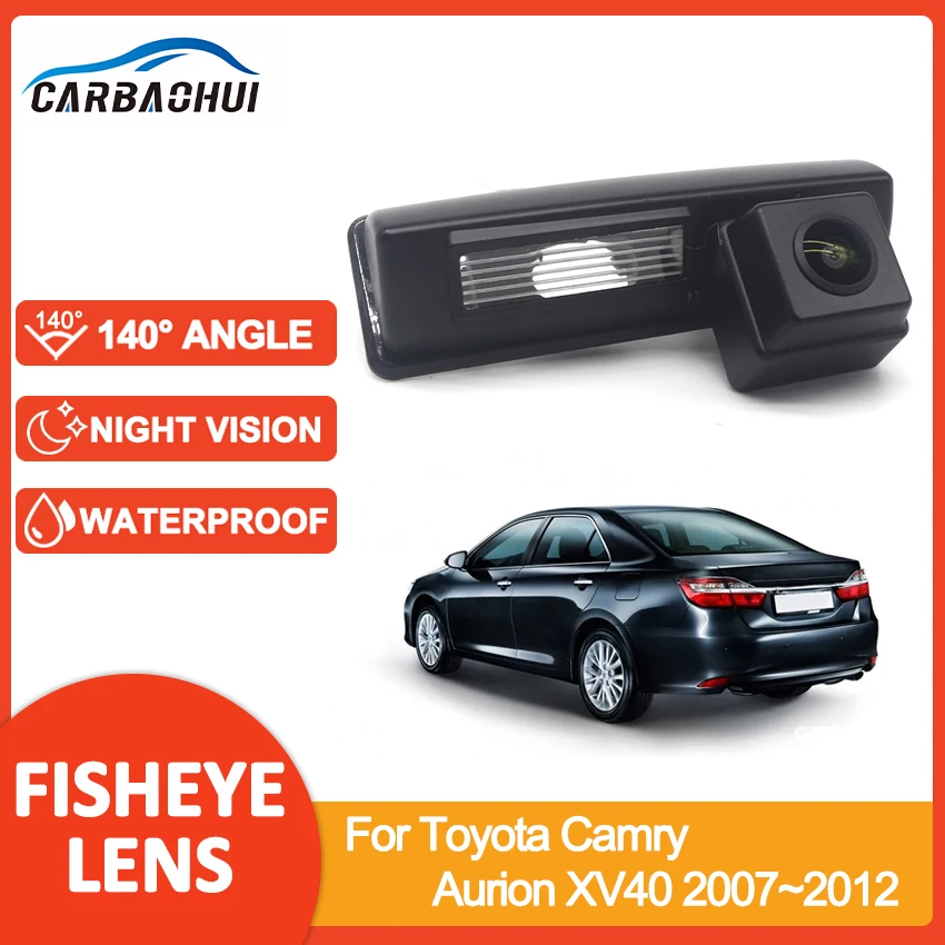 

Wide Degree CCD Car Rear View Fisheye Reverse Parking Camera Night Vision For Toyota Camry Aurion XV40 2007~2012
