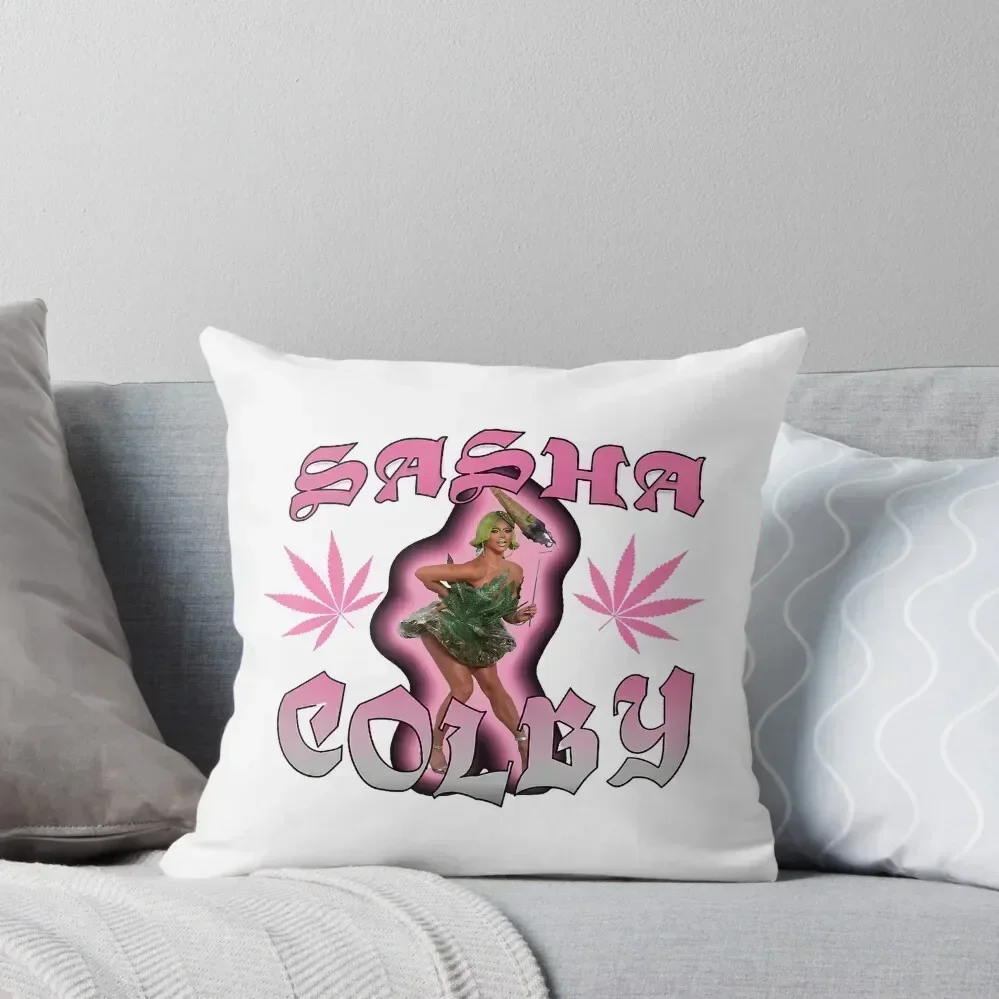 

Sasha Colby Weed Drag (1) Throw Pillow Christmas Covers For Cushions Sitting Cushion Pillow Case Christmas pillow