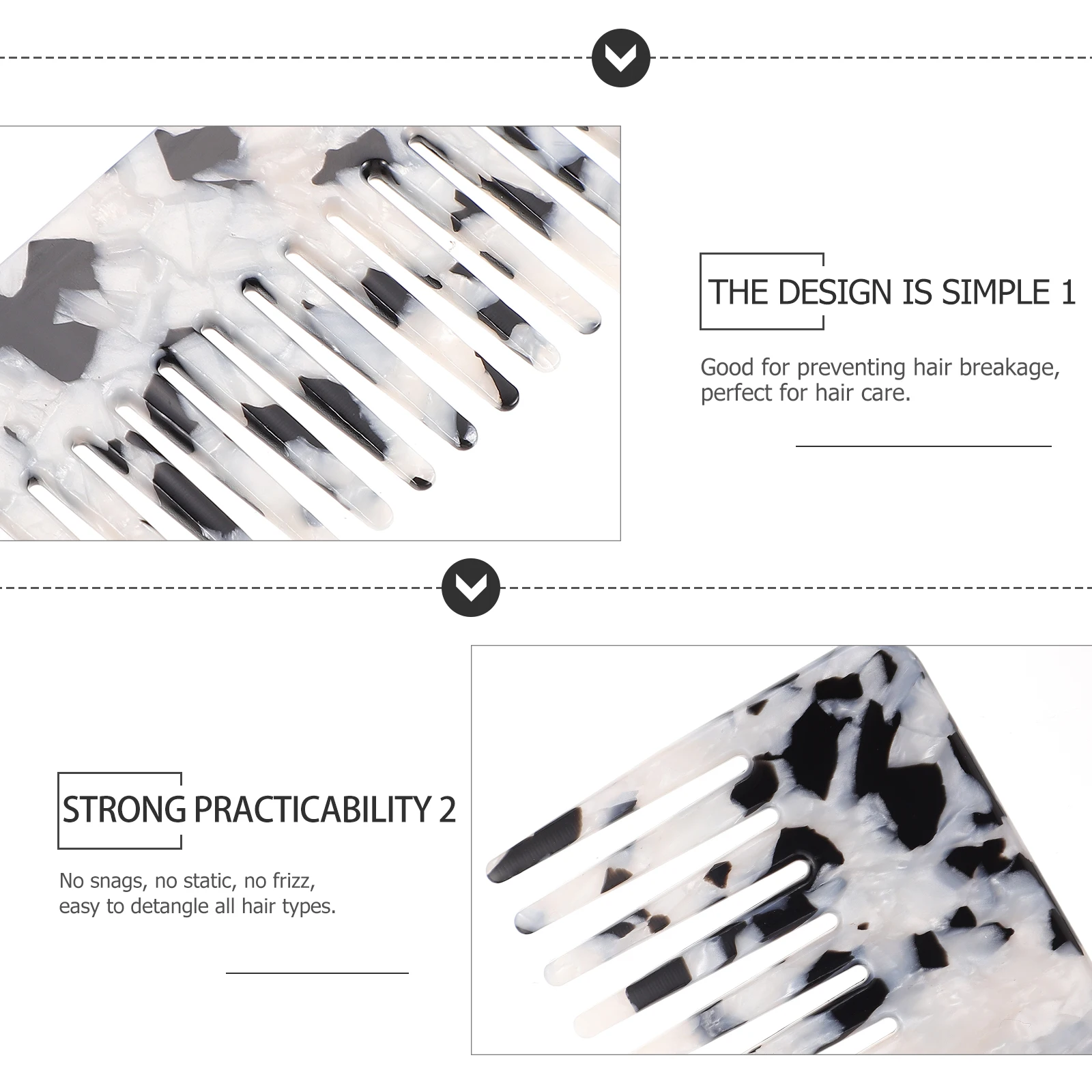 

Anti-static Hair Comb Fashion Household Pick Combs for Women Fashionable Conditioner