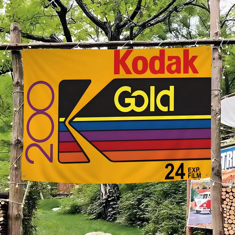 K-Kodak Retro-Analog Banner INS Style Outdoor Party Decoration Atmosphere Flag