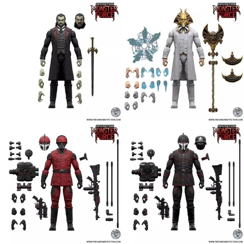 

В наличии 1/12 масштаб Monster Force Wave 1 Van Helsing Crimson Moon 6-дюймовые фигурки Коллекция украшений Модель игрушки Подарки