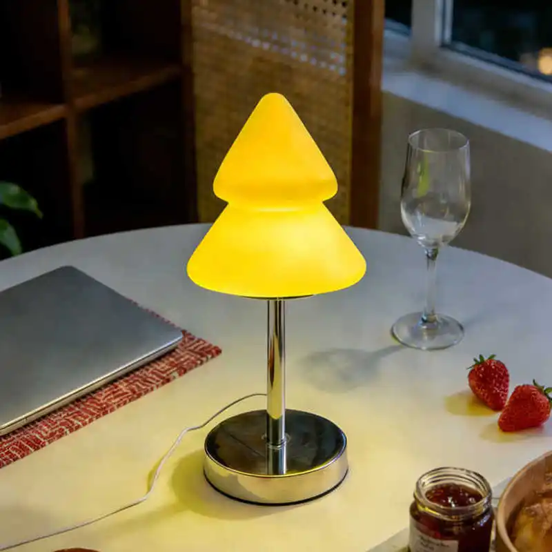 Kolorowa lampka stołowa w kształcie choinki z dopaminą, lampka nocna do sypialni, urocza ozdoba, prezent urodzinowy, lampka nastrojowa