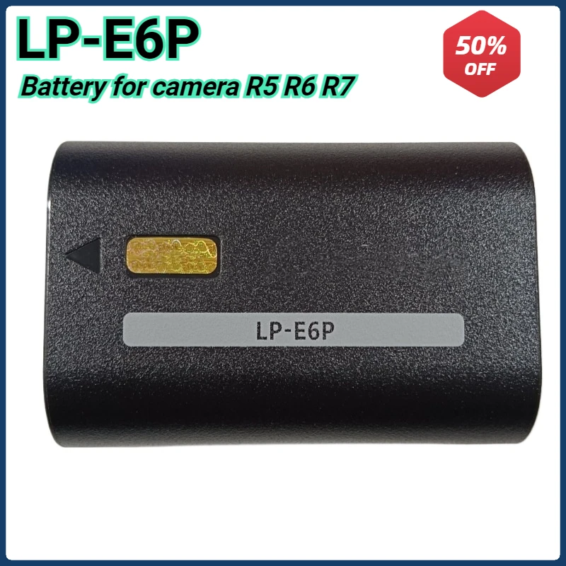 

2130mAh LP-E6P Camera Battery Fully Decoded Large Capacity Lithium Battery Suitable for R5R6R7 and Other Digital SLR Cameras E6P