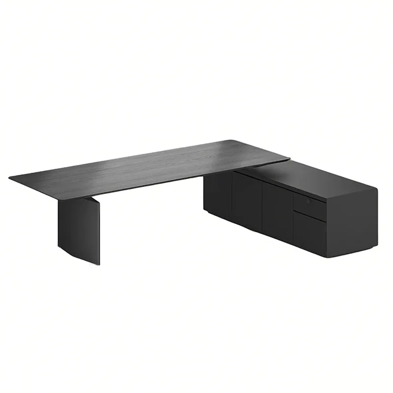 Simple and modern light luxury high-end lifting president table manager table