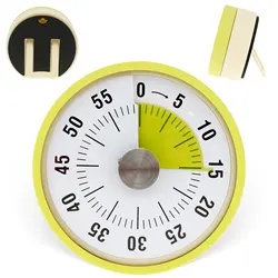 Mechanical Kitchen Timer Magnetic Visual Timer High Volume Kitchen Timer with Loud Alarm Precise 60 Minutes Kitchen Timer