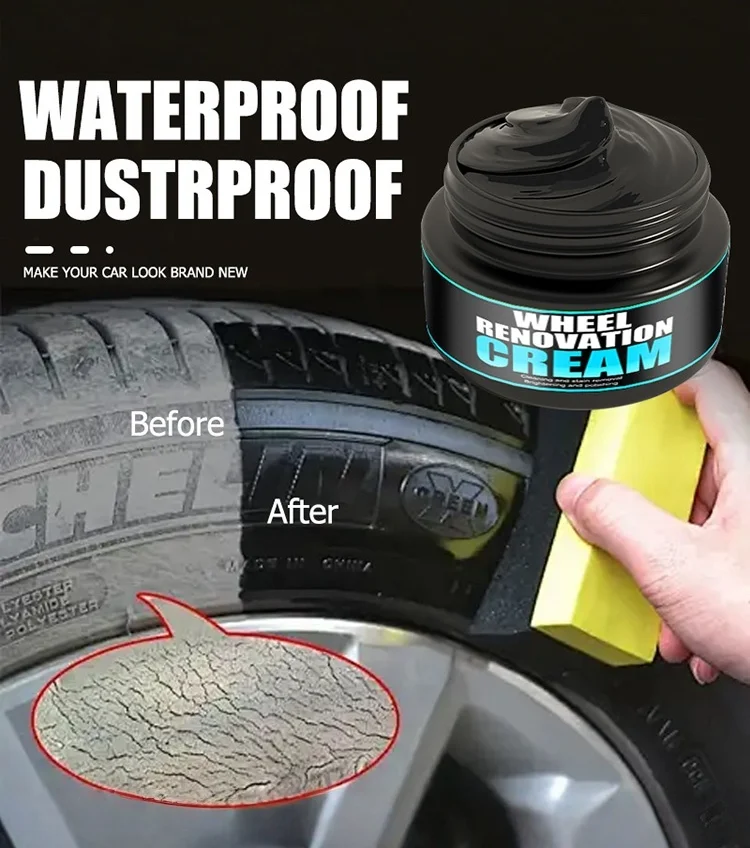

Car Rust Restoration Paste for Chrome Parts of Auto Rust And Fading on Car Wheels Designed for Renewing Oxidized Scratch Repair