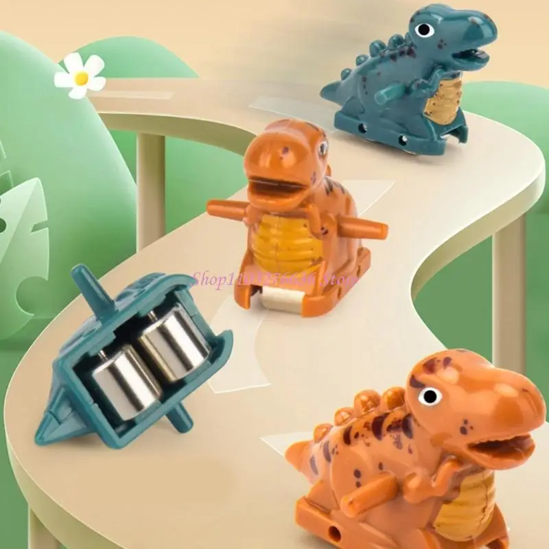 R6FD Creative Dinosaur Racing Track Toy Toy Toddler Fine Motor Marks Development