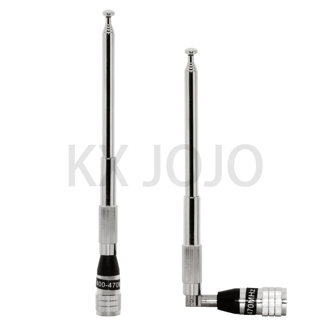 Telescopic Antenna Handheld Aviation Frequency Rod Antenna 118-136MHz/400-470MHz Aviation Band SMA Male/Female BNC Male