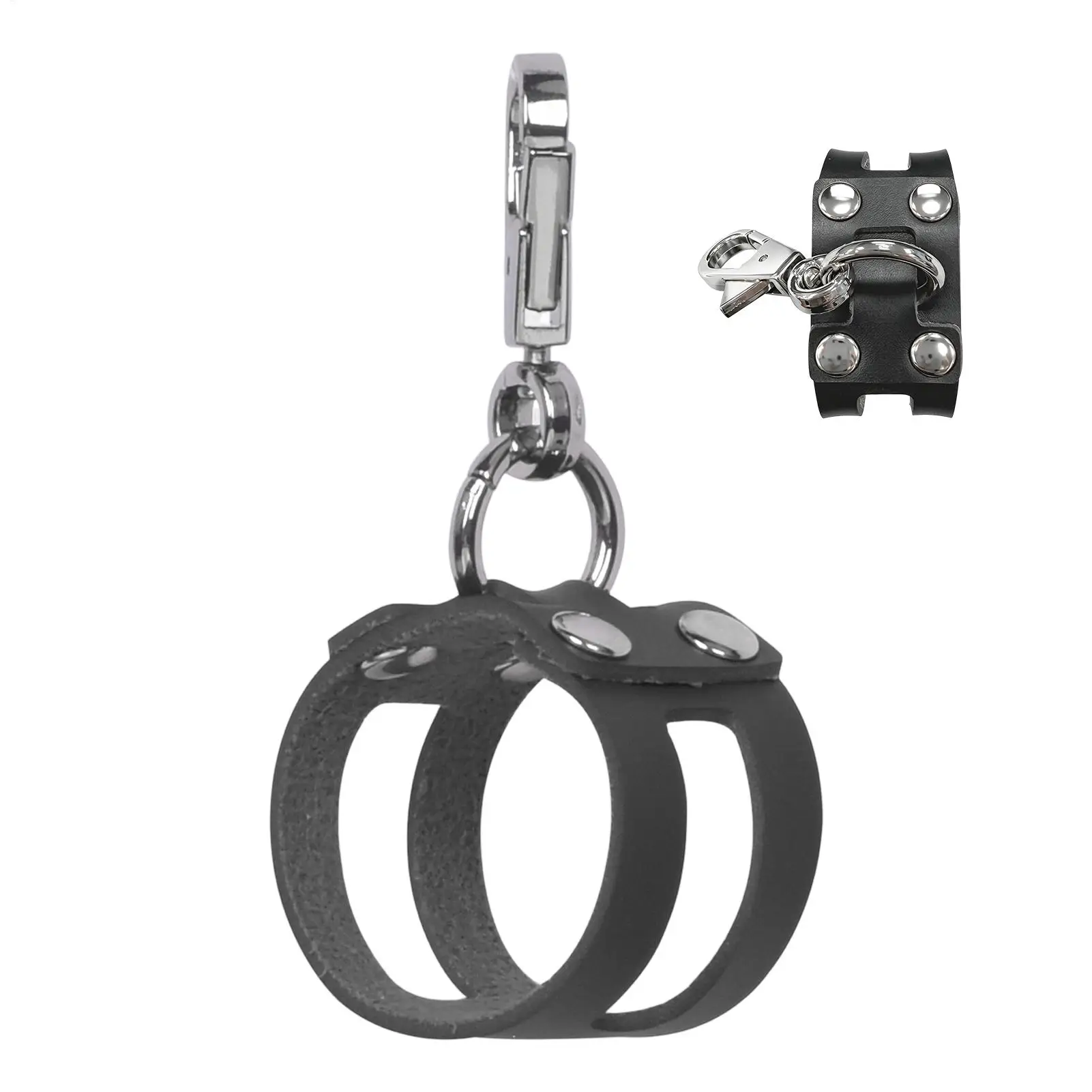 Golf Ball Carrier PU Leather Portable Secure Universal Anti-Scratch Golf Ball Pocket Waist Belt Clip For Course Outdoors