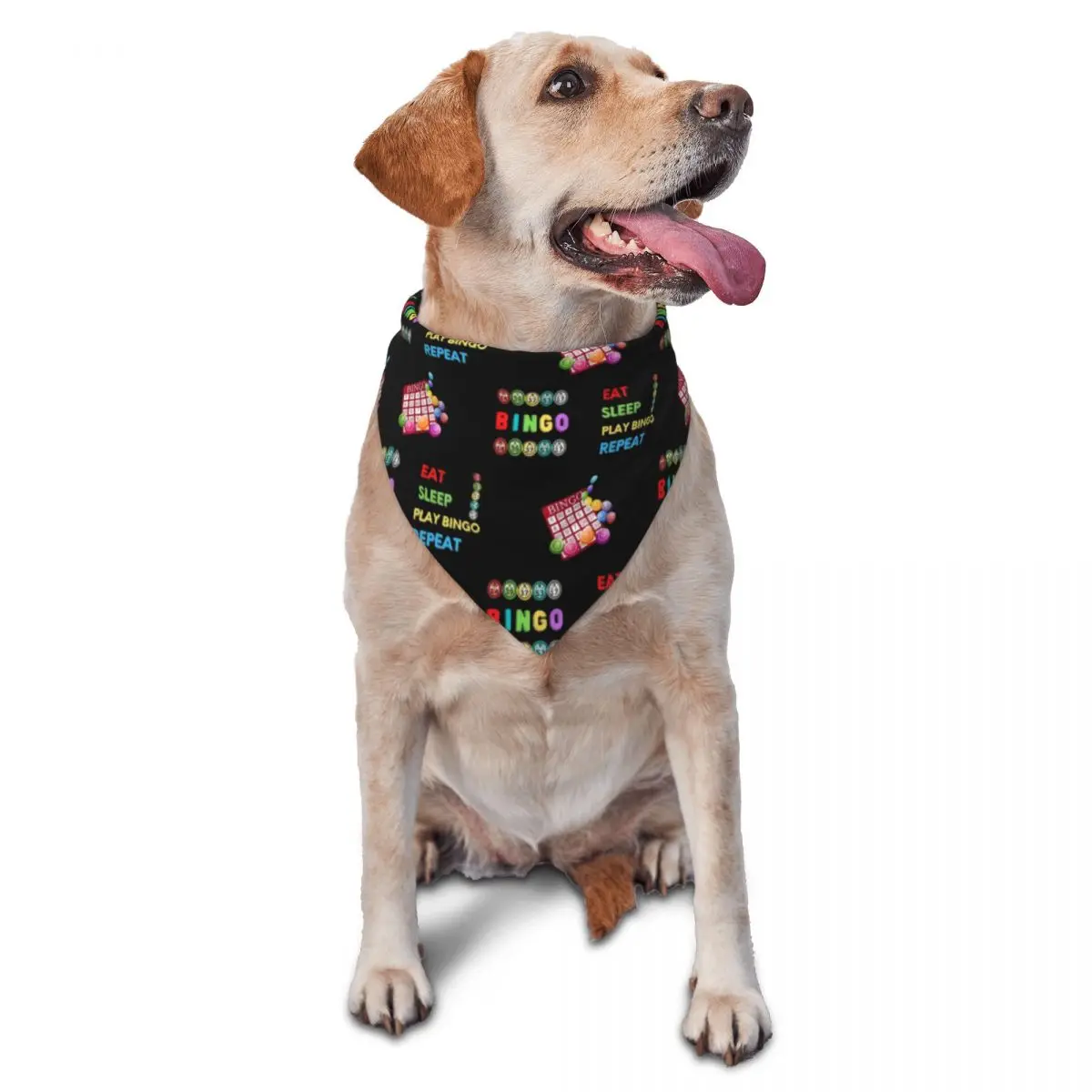 Best Play Bingo Game For Bingo Players Pet Scarves Soft Dog Cat Bandanas Funny Triangle Bibs Pet Accessories