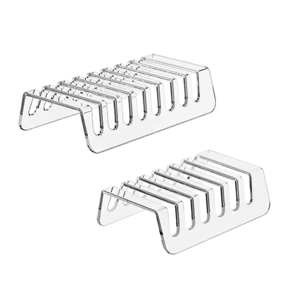 

Многофункциональная подставка для CD-дисков с 6/8 отделениями, универсальная акриловая подставка для телефона, прозрачный прочный настольный органайзер для общежития