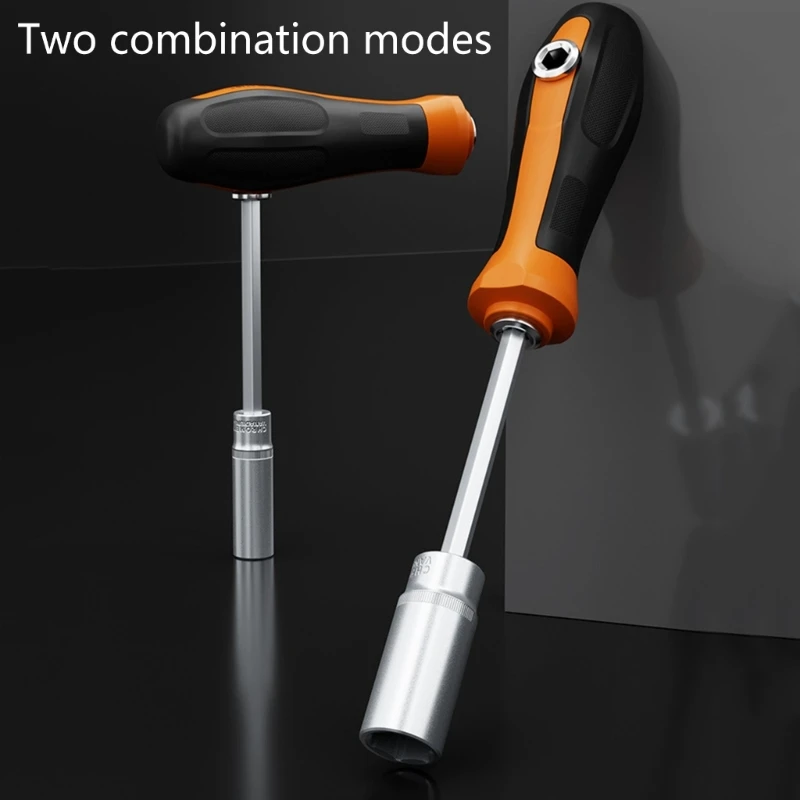 1/4 Inch Drive Deep Hole Socket Wrench 4-14mm Nut Driver for Electric Tools - Precision Wrench Set for Home Auto Repair