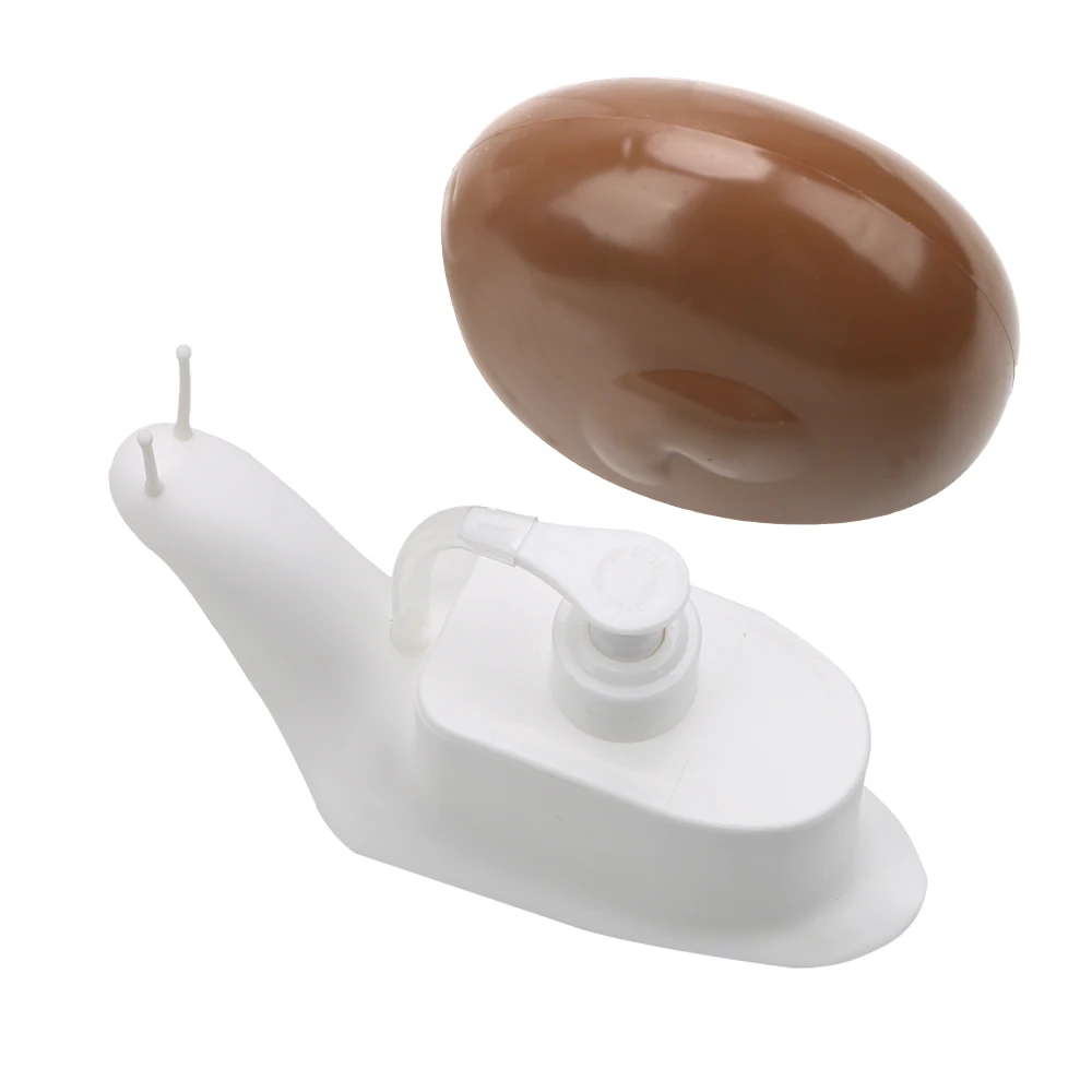 Bouteille de distributeur de gel douche désinfectant pour les mains, accessoire portable, en forme d'escargot, Regina