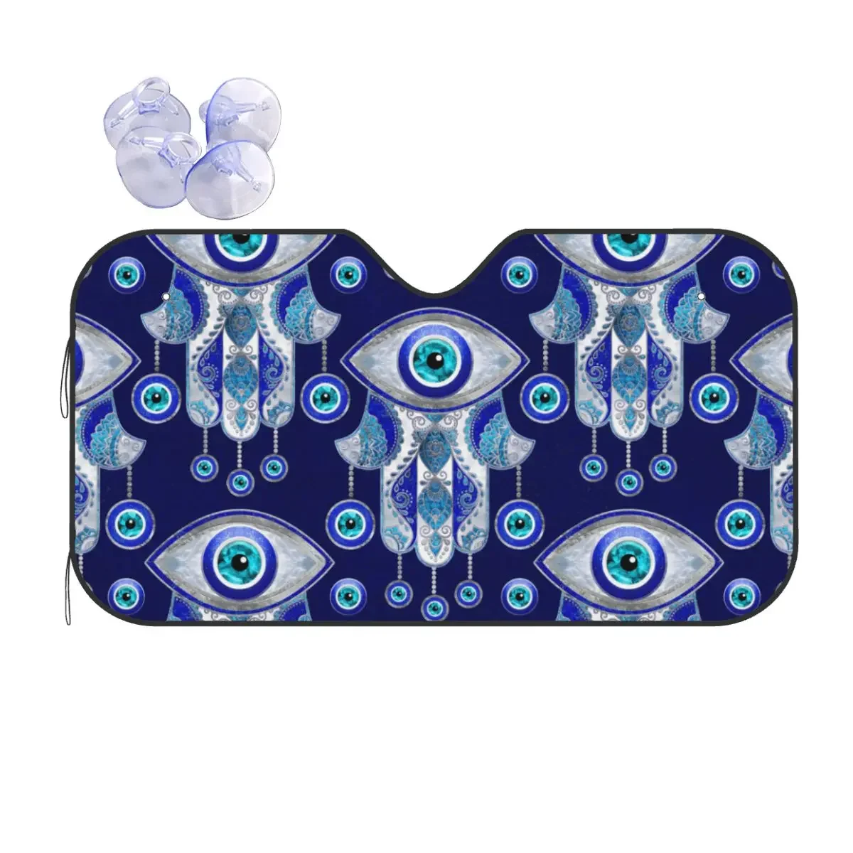 

Evil Eye винтажное лобовое стекло Sunsha 70x130 см богемное бохо хиппи геометрическая фольга автомобиль Sunsha солнцезащитный крем занавеска