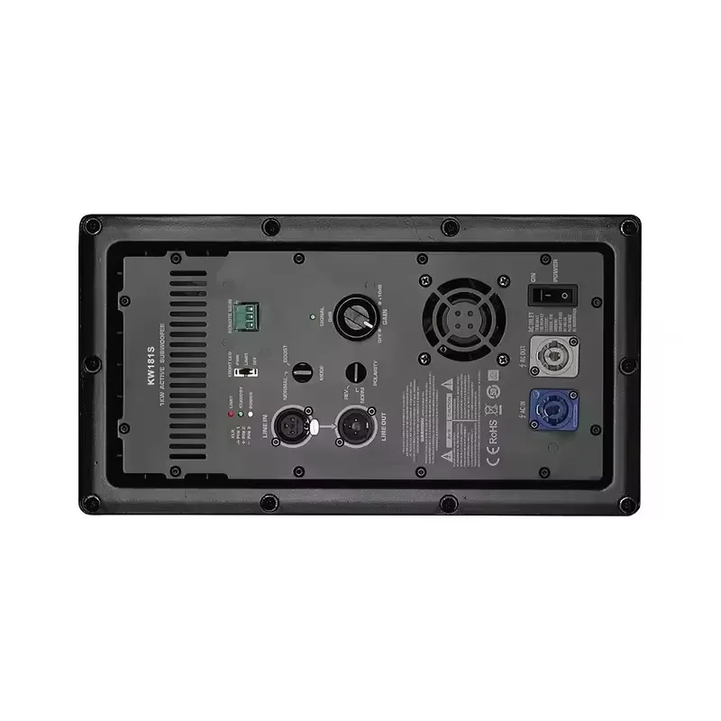 Professional Performance Digital Amplifier Module Rear Panel for Active Speaker Subwoofer with Metal Case