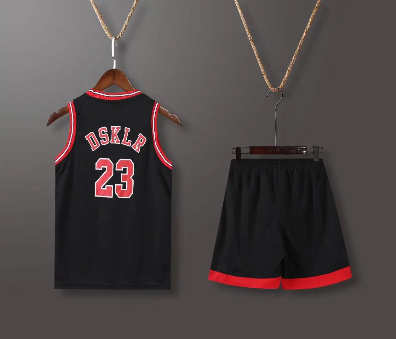 NEW 24/25 Children\'s clothing suit boy girl Basketball Jerseys NO. 23 game team uniform training Vest and shorts