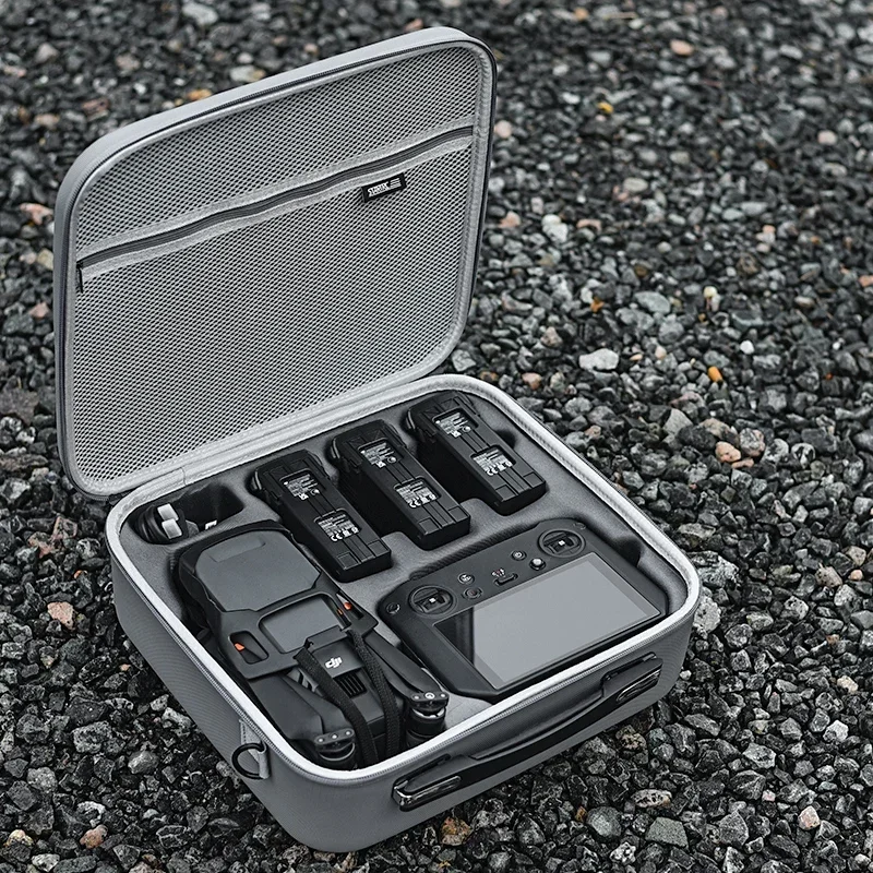 Storage Bag For DJI Mavic 3 Pro/Classic Accessories Travel Carrying Case PU Portable Shoulder Bag For DJI RC/RC PRO Case