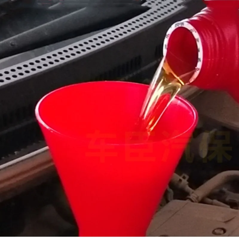 Universal Engine Oil Filling Funnel Set Plastic Adjustable Gasoline Adapters Change Equipment Car Refueling Accessories Tool Kit