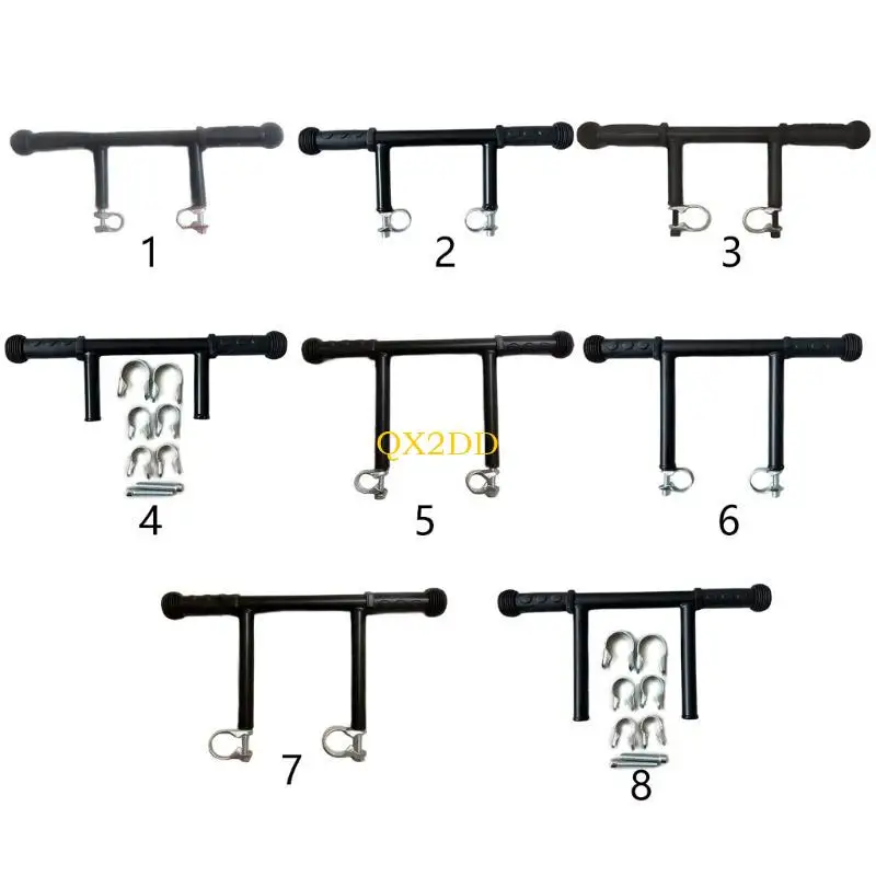 

QX2D Strollers Handle Extender with Clip Compact and Lightweight Design Pram Cart Handlebar for Easy Storage and Transport