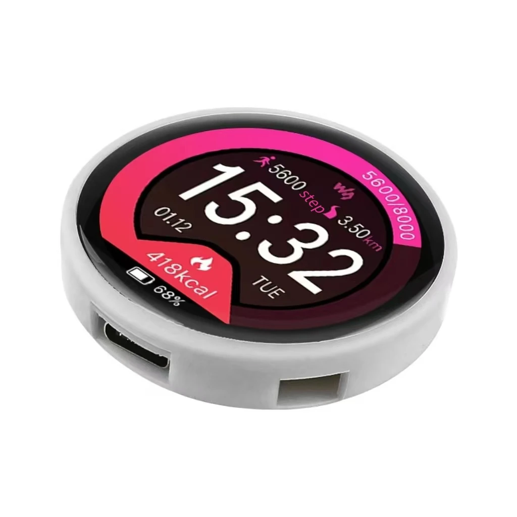 Płytka ESP32 C3 LVGL z 1.28-calowym ekranem dotykowym IPS TFT LCD 240*240, WiFi, Bluetooth, kompatybilna z Arduino, opcjonalna obudowa w kolorze czarnym lub białym. — zdjęcie produktu 3