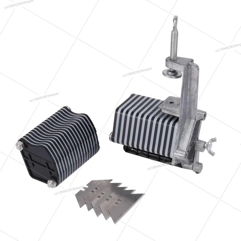 

Suitable for tassel braided strip tabletop 3-76mm strip manual cutting tool belt 10-piece blade DIY leather tabletop lace cutter